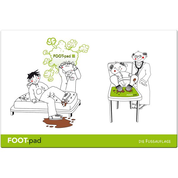 FOOT-pad, Tapis de protection,  60 x 40 cm, épaiss. 1,4 mm