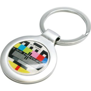 CIRCLE, Porte-clés, chrome mat