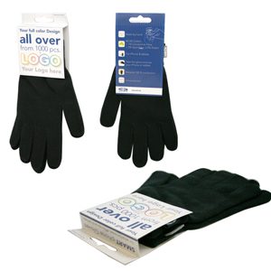 PHONE-glove,  cartonnette personnalisée à partir de 250 pces