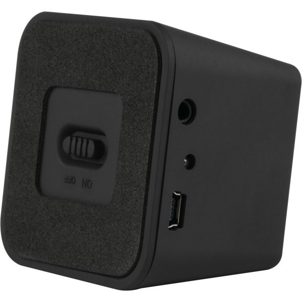 SOUND-box, haut-parleur Bluetooth carré noir