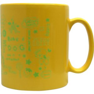 Modern-life Color jaune, Mug en sérigraphie 300 ml