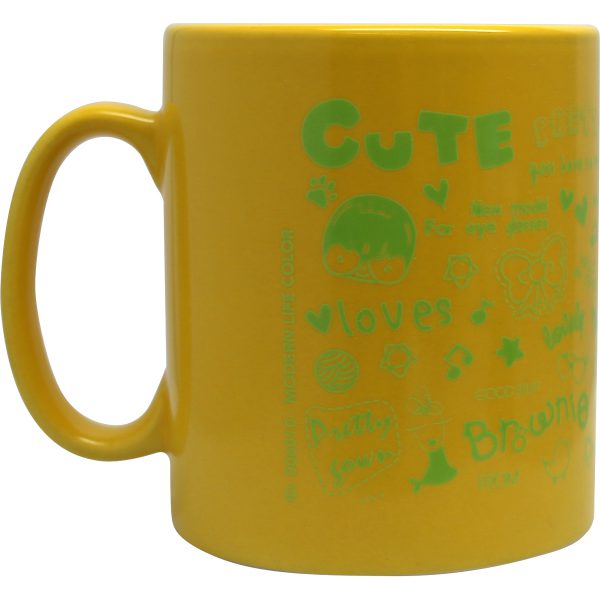 Modern-life Color jaune, Mug en sérigraphie 300 ml