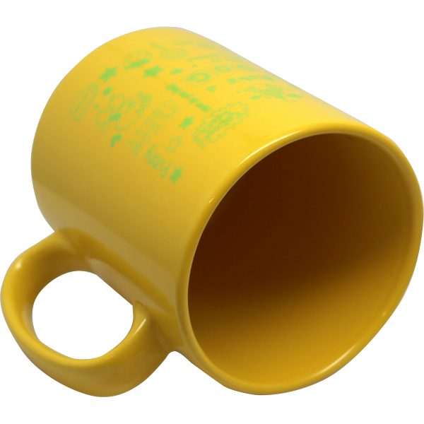 Modern-life Color jaune, Mug en sérigraphie 300 ml