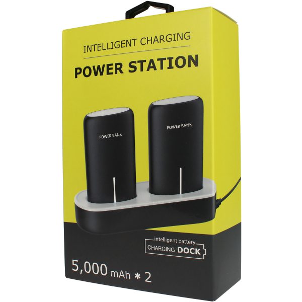 DUO-charger 5.000 mAh x 2